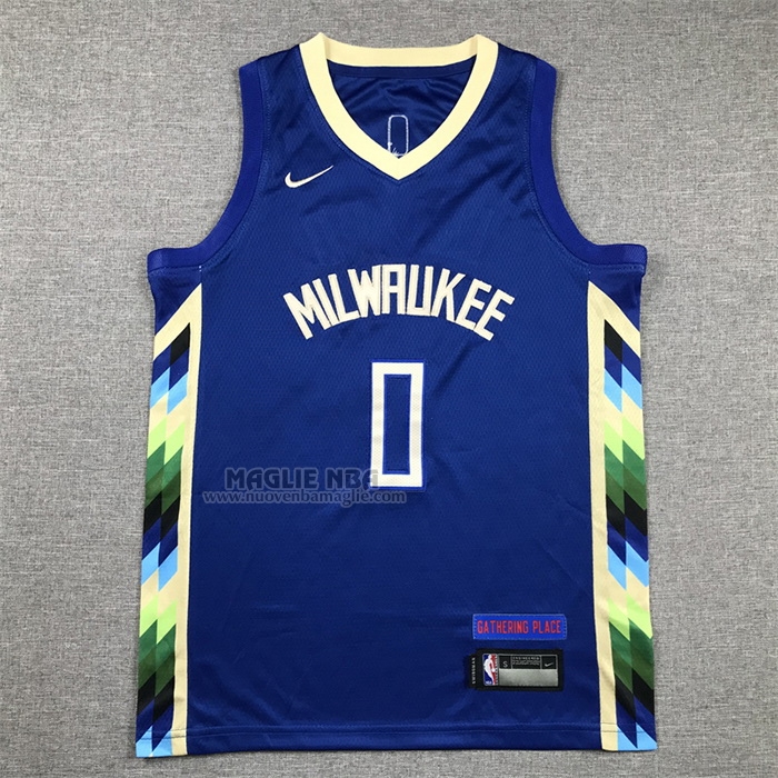 Maglia
 Damian Lillard NO 0 Bambino
 Milwaukee Bucks Citta
 2022-23 Blu
